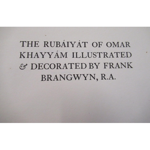 372 - Rubaiyat of Omar Khayyam, illust. and decorated by Frank Brangwyn, ltd.ed of 350 copies published T.... 