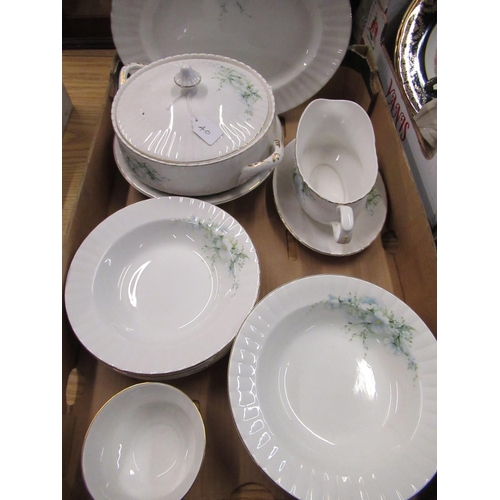 141 - Royal Stafford bone china part dinner service, including tureen, gravy boat, etc (16 pieces)