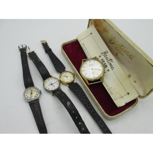 39 - Philip Mercier ladies quartz wristwatch,  Bentima anti-shock, an Ingersoll and a Bentima Star Ingers... 