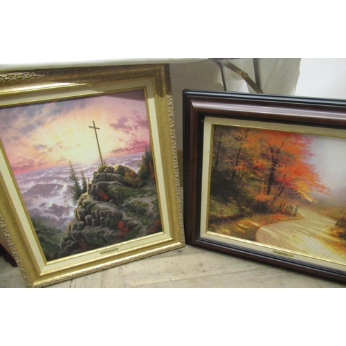 390 - After Thomas Kinkade (1958-2012): Collection of Accent prints incl. Rock of Salvation, The Aspen Cha... 