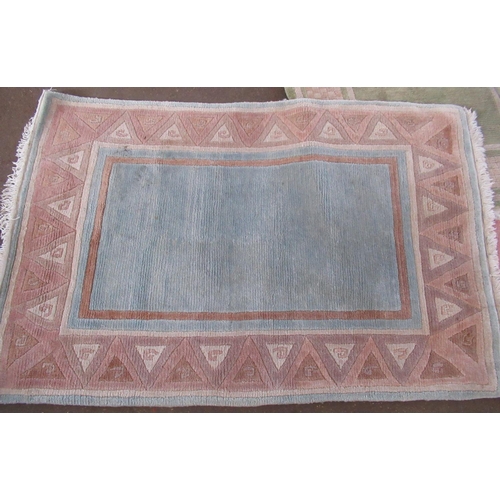 361 - Three contemporary wool rugs, 93cm x 186cm, 101cm x 155cm, 101cm x 159cm (3)