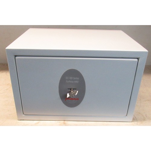 603 - Small SS1180 Series Fortress MKII Phoenix safe with key