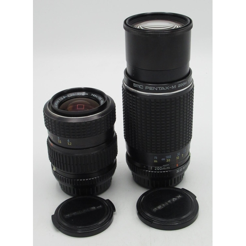 1089 - Pentax 40-80mm zoom lens, Pentax 80-200mm F4.5 zoom  lens (2)