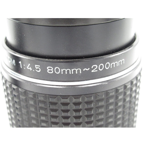 1089 - Pentax 40-80mm zoom lens, Pentax 80-200mm F4.5 zoom  lens (2)