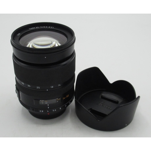 1103 - Leica Vario-Elmarit 14-50mm f2.8-3.5 lens for Micro 4/3 with original outer box.