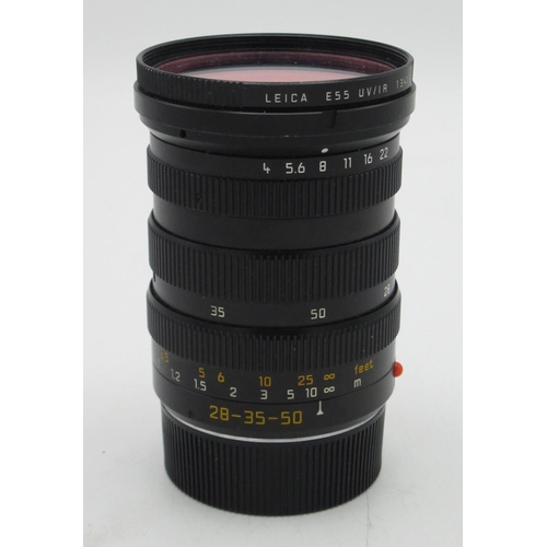 1079 - Leica Tri-Elmar 28-35-50mm F4 lens, Leica M fitting in black finish