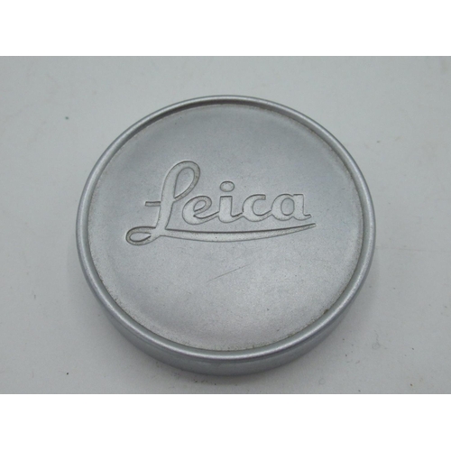 1113 - Selection of various Leica push on filters, screw in filters, lens caps, back caps, etc