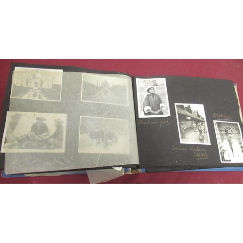 1282 - Album of photos of Bombay and India circa 1944, another containing photos of Scarborough, Canada, Ca... 