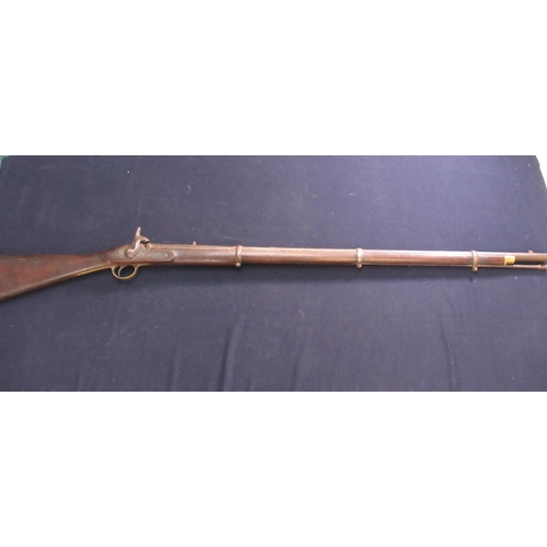 1051 - Percussion cap Enfield three band tower rifle with 38