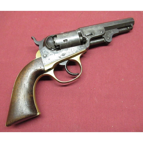 1003 - J. M. Cooper 5 shot percussion pocket 2nd model revolver, .31 cal double action, 4