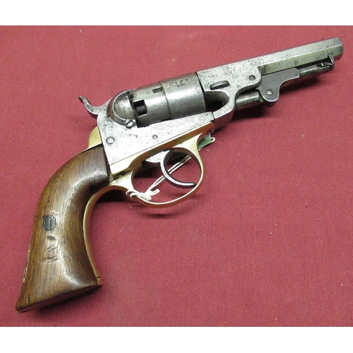 1007 - J. M. Cooper Navy 2nd model c.1867 5 shot double action percussion revolver .36 cal, 4