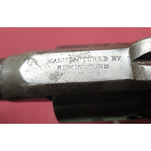 1008 - Rare first model Remington F. Beals patent .31 cal 5 shot single action percussion revolver, 3