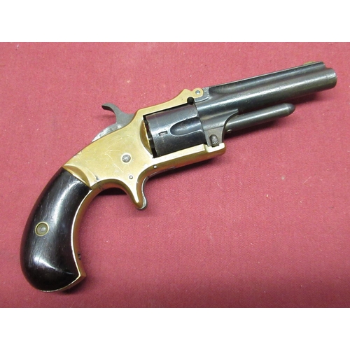 1009 - Marlin XXX standard 1872 pocket revolver 5 shot .30 cal rimfire, round 3