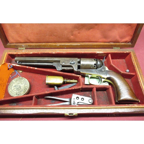 1027 - Colt 1851 Navy revolver .36 cal 6 shot single action, 7 1/2
