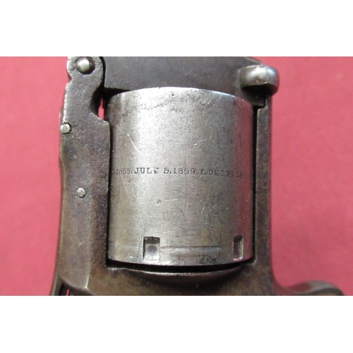 1034 - Smith & Wesson Model No 2 Old Model Revolver  .32 cal 6-shot rimfire.  5 inch octagonal barrel stamp... 