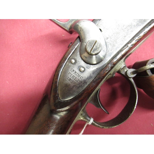 1042 - U.S Army 1816 Pattern Civil War Percussion Conversion Musket a scarce .69cal smoothbore 1816 pattern... 