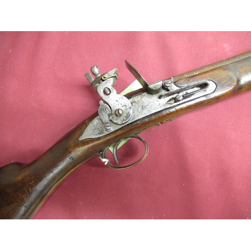 1047 - Scarce dog lock musket with 51 1/2