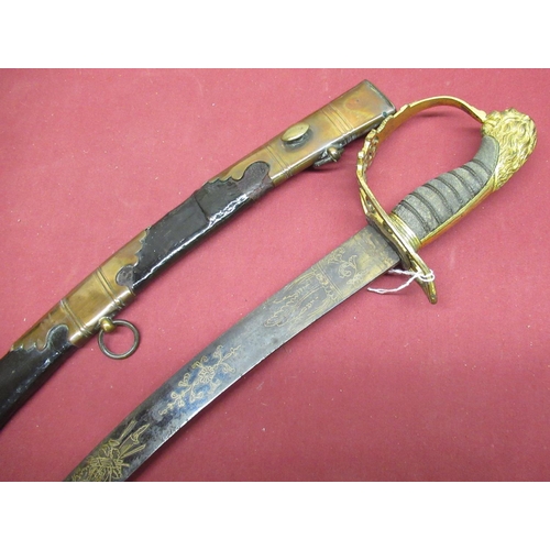 1068 - British 1803 pattern flank officers sword with 28