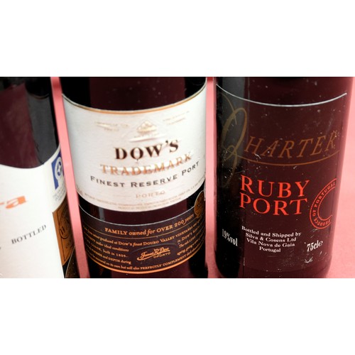 1325 - David Hall Collection - Port: Dow's Finest Reserve, Charter Ruby, Majara Finest Reserve, and Blandy'... 