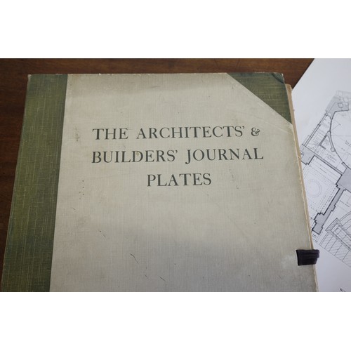 1396 - The Architects' & Builders' Journal plates, Working Drawings and Early 19th Century Work, pub. by Te... 