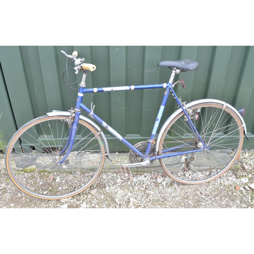 174 - Blue Raleigh bike