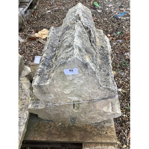 62 - A piece of York Minster stone