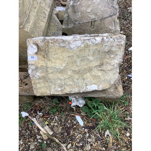 63 - A piece of York Minster stone