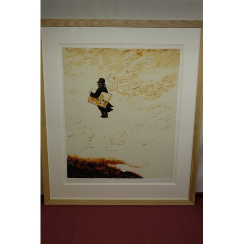 1248 - Carel Weight, CBE, RA (British, 1908-1997): 'Turner goes to Heaven' colour print, signed and inscrib... 