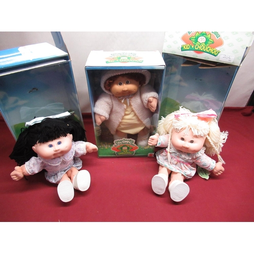 206 - Three Cabbage Patch Kids in original boxes