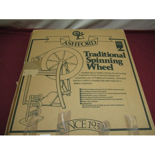 210 - Ashford of New Zealand traditional spinning wheel in original box