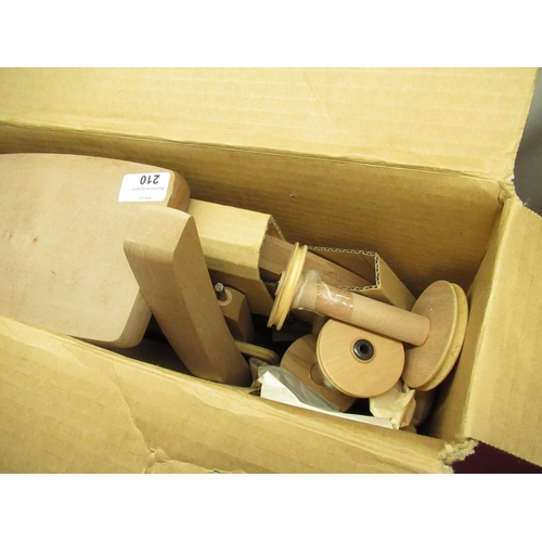 210 - Ashford of New Zealand traditional spinning wheel in original box