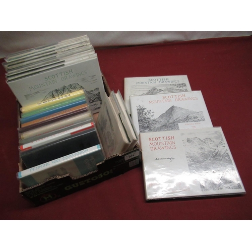 104 - Collection of A Wainwright Lakeland and other  sketchbooks,  incl. Coast to Coast, Scottish Mountain... 