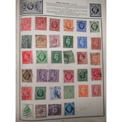 144 - Four albums of mixed world stamps including GB and some interesting early material (4)