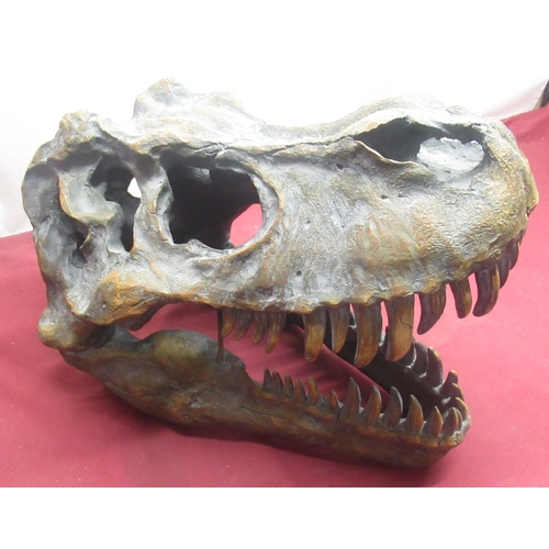 81 - Tyrannosaurus replica skull (wall mounted)