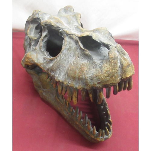 81 - Tyrannosaurus replica skull (wall mounted)