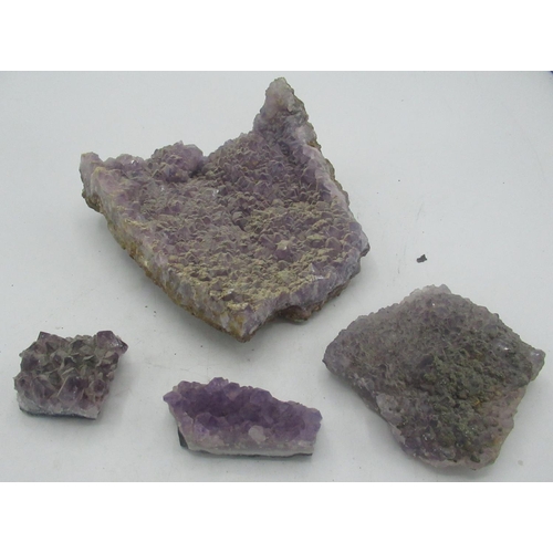 96 - Four Amethyst specimens (4)