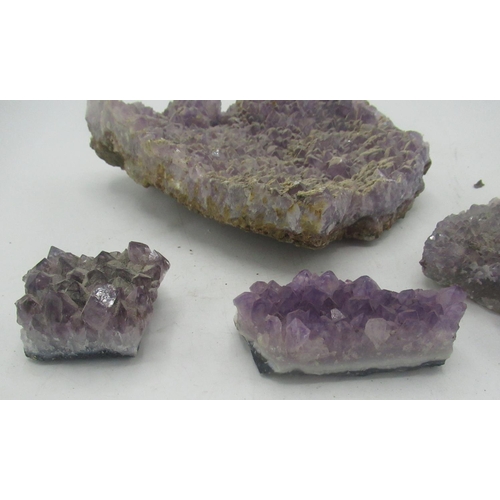 96 - Four Amethyst specimens (4)