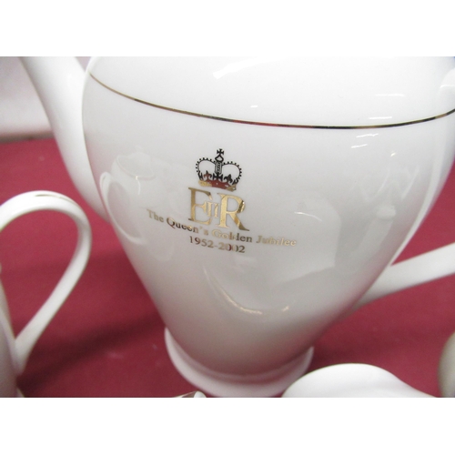 126 - Various Royal and other Commemorative ware, including Queen's Golden Jubilee coffee set for four peo... 