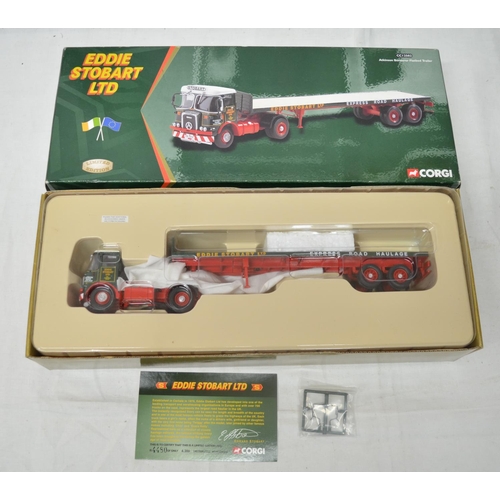 Nine boxed Corgi Eddie Stobart diecast model wagons, Foden 8