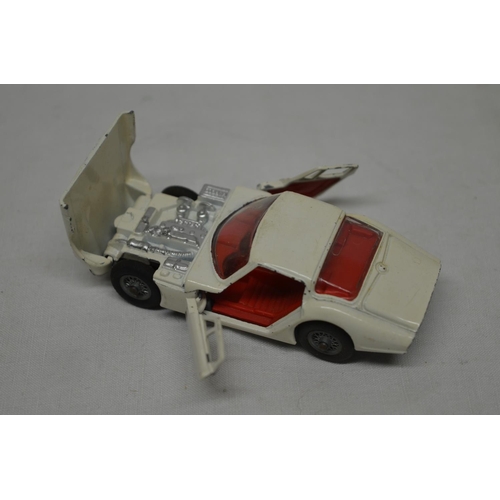 Corgi Toys Marcos 1800 GT with Volvo engine, catalogue no. 324, lightly  used condition with signs of