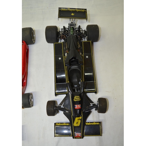 58 - Four Tamiya 1:12 scale F1 models (all A/F)