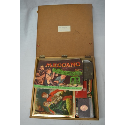 69 - Box containing large quantity of vintage Meccano