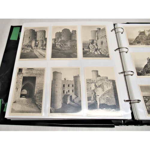 782 - Folder containing approximately three hundred and fifty postcards of Harleck Castle