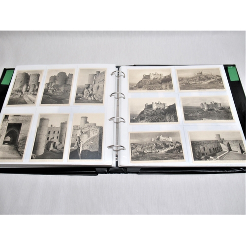 782 - Folder containing approximately three hundred and fifty postcards of Harleck Castle