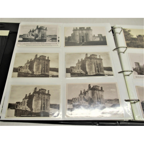 792 - Folder containing approximately three hundred postcards of castles such as Cardiff, Crew, Carlisle, ... 