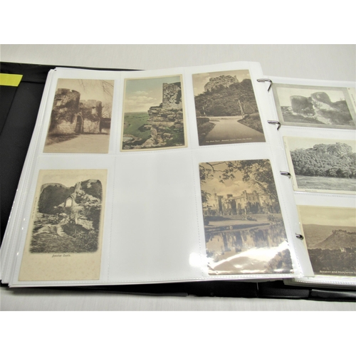 793 - Folder containing approximately four hundred postcards of Carisbrooke Castle