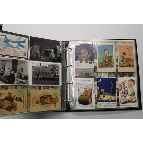 773 - Postcard album of modern reproduction WW2 related postcards (approx. 180)