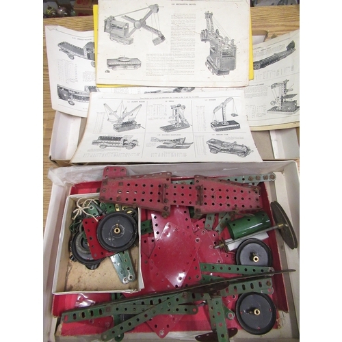 66 - 1950s/1960s Meccano complete with instructions for number three A accessory outfit, other period Mec... 