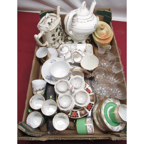 110 - Various ceramics including Royal Albert style miniature two person tea service, Copeland Spode Regen... 