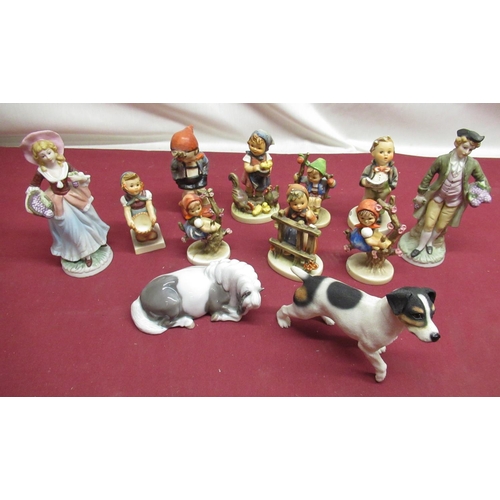 112 - Selection of various Goebel, Copenhagen and other similar figurines